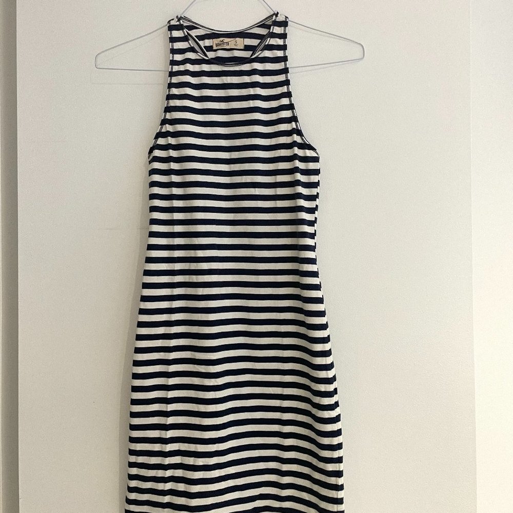 Hollister Navy Striped Mini Dress